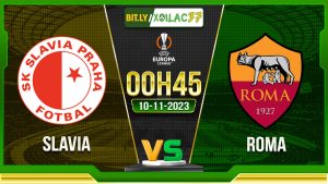 Soi kèo Slavia vs Roma, 00h45 ngày 10/11/2023